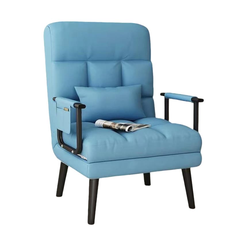 Folding lounge computer chair office office lunch break bed bed dual -use chair home back computer sofa chair single bed 5