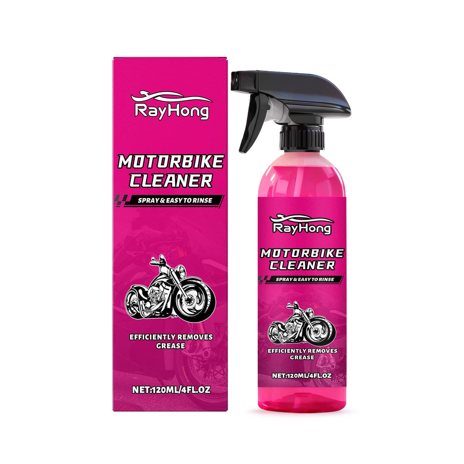RAYHONG car cleaner removes oil, cleans dirt, and is easy to clean. It is suitable for surface renewal and care of multiple vehicles. 6