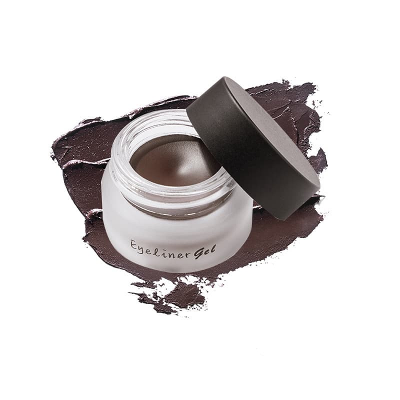 Judydoll Orange Bright Eyes Waterproof Eyeliner Smooth and smooth color development natural black brush novice beginners 5