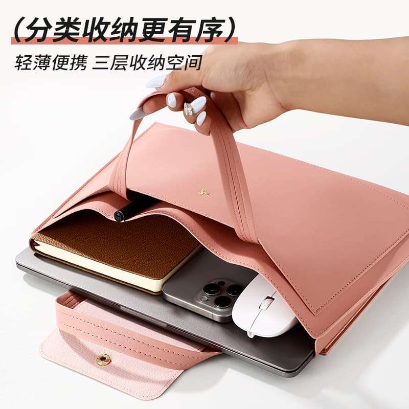 (Cross-border trading), handheld capacious files bag for folders, custom-made, with your logo imprint 2