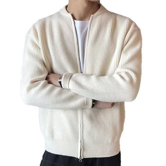 (Cross-border trading), knitted sweater, men's cardigan, keep warm jacket, European style, plus size, slim fit 5