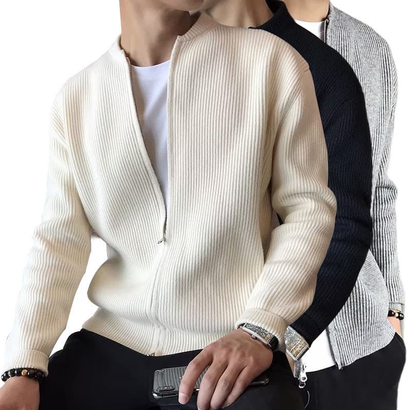 (Cross-border trading), knitted sweater, men's cardigan, keep warm jacket, European style, plus size, slim fit 1