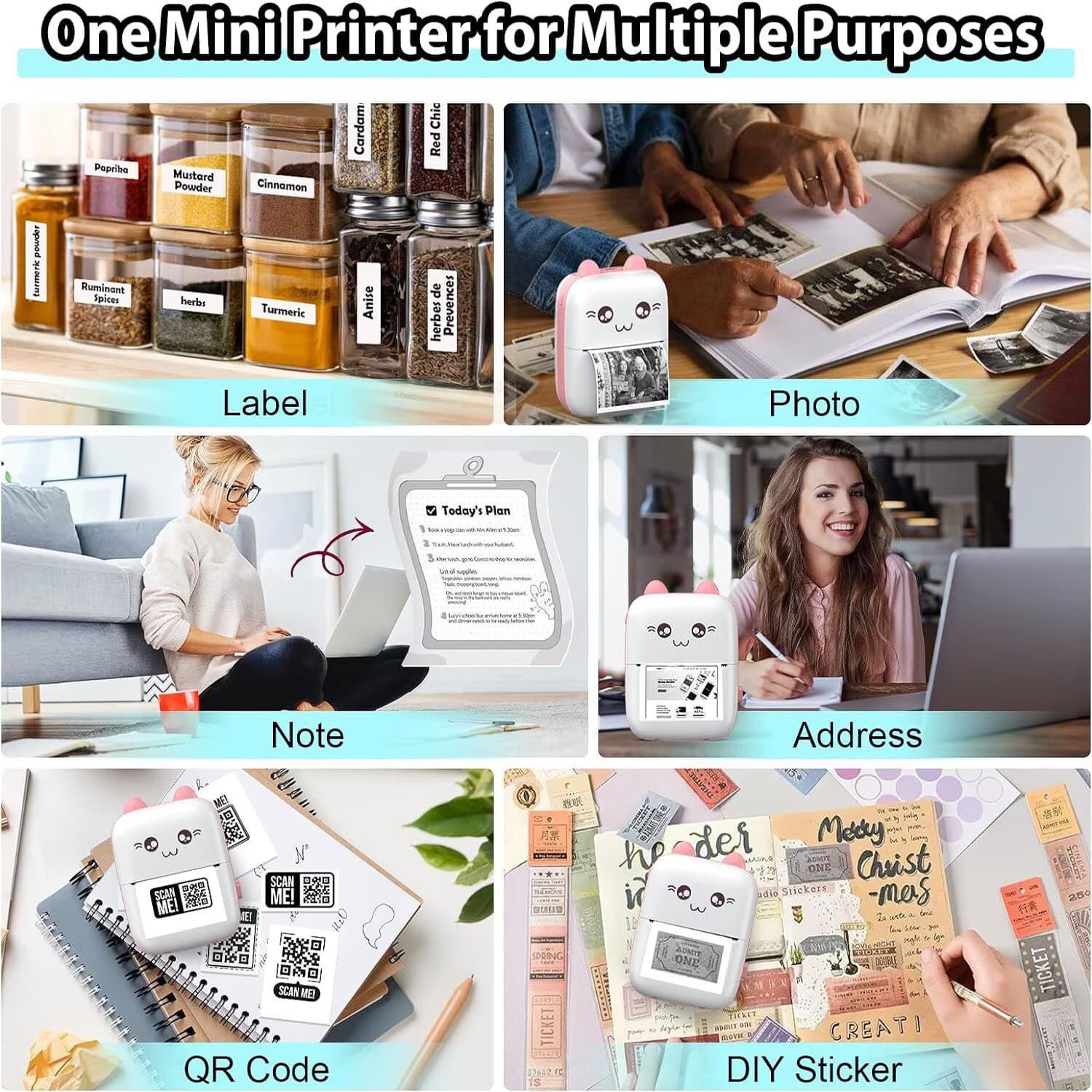 (Cross-border trading), small handheld pocket printer, mobile phone, C9, bluetooth 2