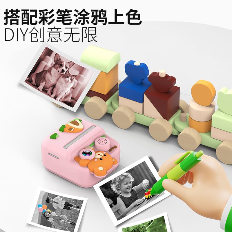 (Cross-border trading), polaroid, camera, photo, cartoon toy for boys and girls 4