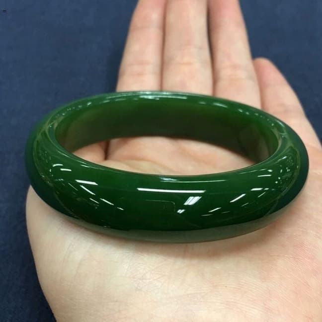 Bracelet from Khotan district jade, Russia, Birthday gift