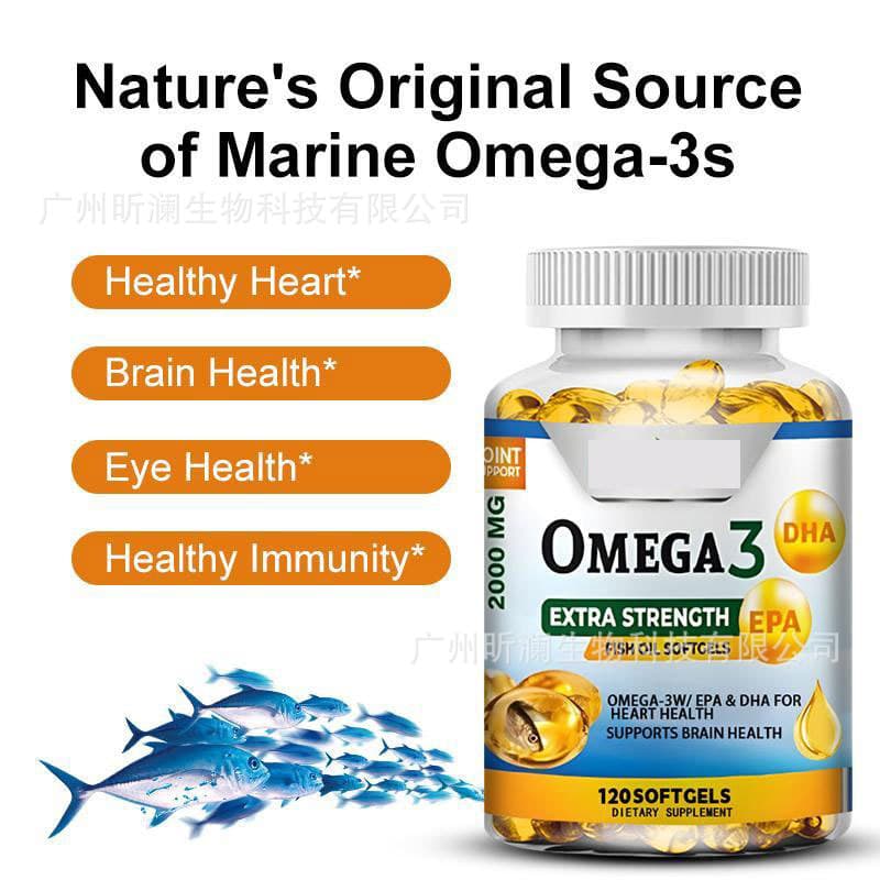 Deep Sea Fish Oil 120 Softgel Capsules 3