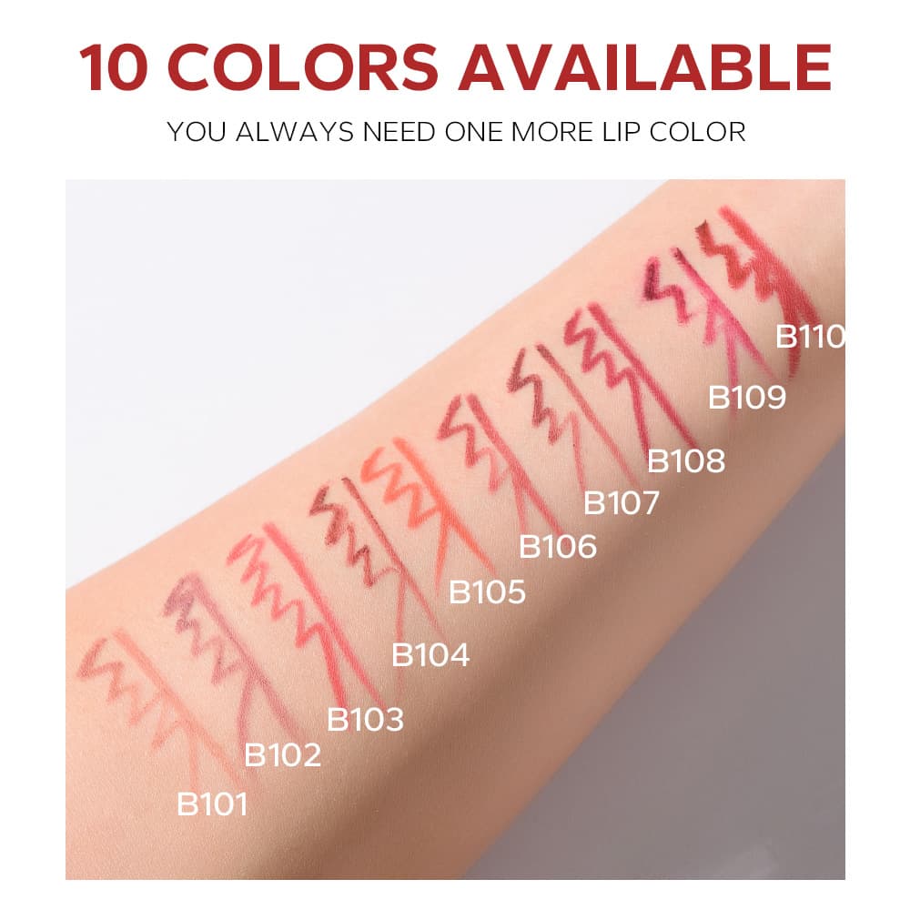 (Cross-border trading), matte lip balm, lip gloss, lipstick, does not fade, long-term effect 5
