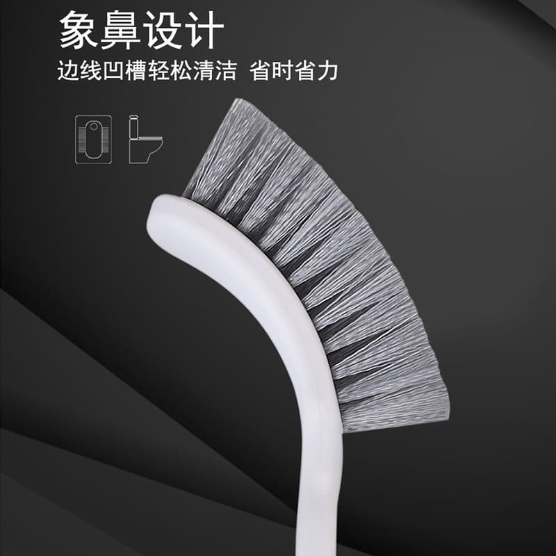 Household toilet brush toilet wash toilet brush long handle does not dirty hands toilet cleaning brush hanging type does not occupy space 4