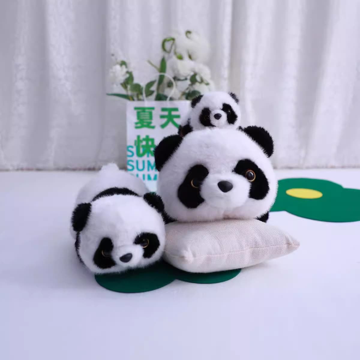 Genuine cute doll for sleep, plush pillow, toy, panda 4