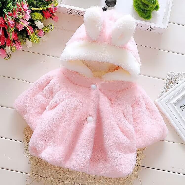 Warm hoody girl's, jacket, keep warm cute trench coat, children's winter overall, western style 1