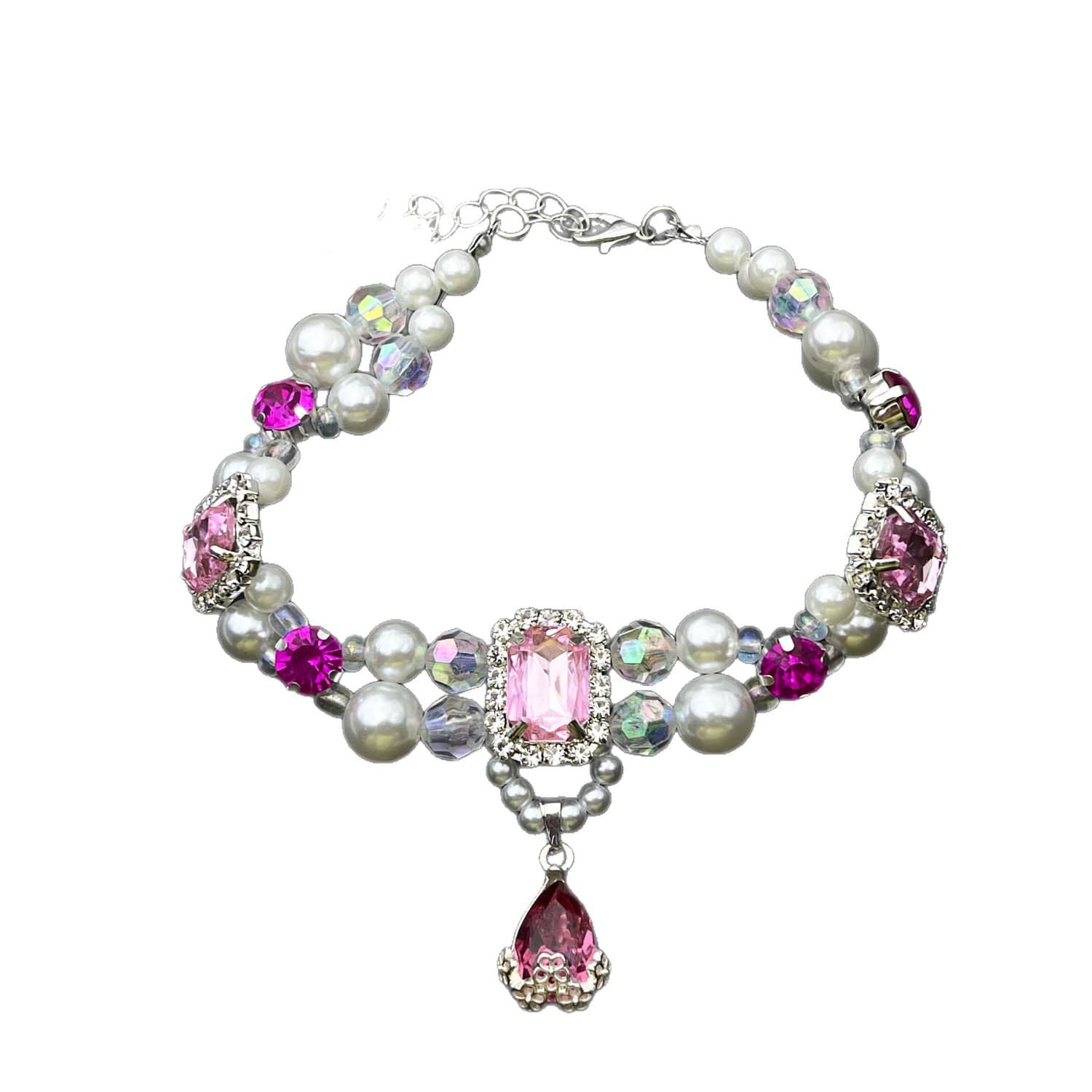 (Cross-border trading), necklace from pearl handmade, fashionable chain, cute accessory 5