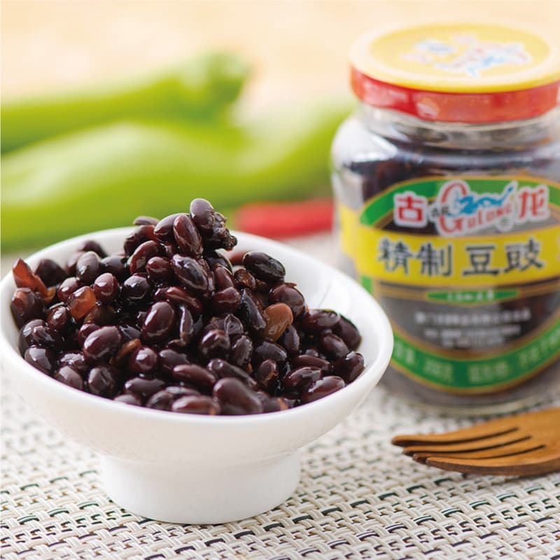 Gulong Refined Tempeh 180g Canned Vegan Black Bean Seasoning 3