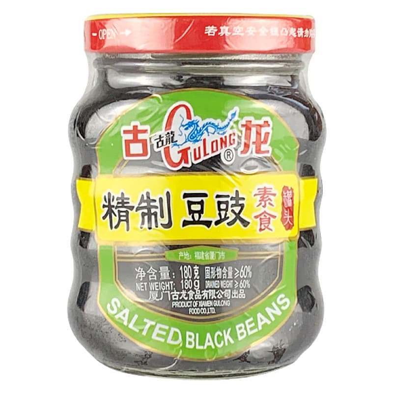 Gulong Refined Tempeh 180g Canned Vegan Black Bean Seasoning 5