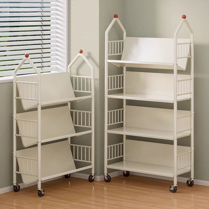 Bookshelf, children's bookcase for home use, simple cart, reading, storage system 2