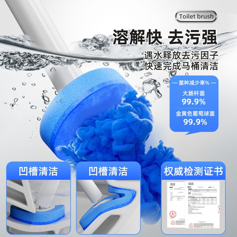Toilet for home use, disposable changeable brush, deodorant 3