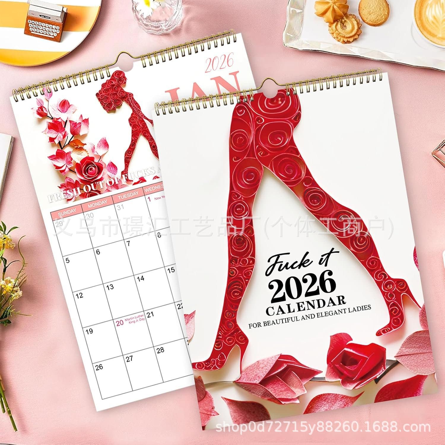 F*ck It 2026 Calendar for Beautiful and Elegant Ladies 2