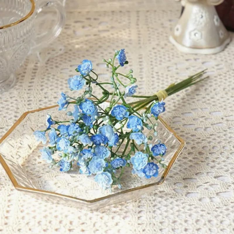 Artificial plastic flowers handmade, fake plant chrysanthemum, floral arrangement wedding home table decoration 6
