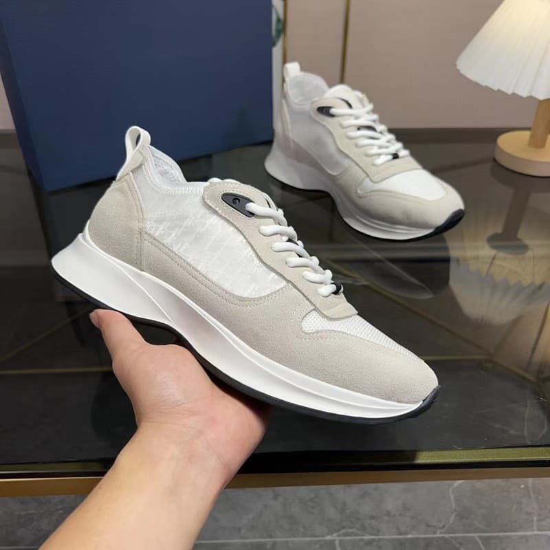 High-quality B25 shoes Alphabet low-top men's shoes presbyopic embroidery thick-soled fashion sports and casual shoes 4