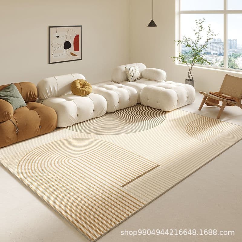 (Cross-border trading), cream carpet for living room, non-slip solid color sofa for bed 2