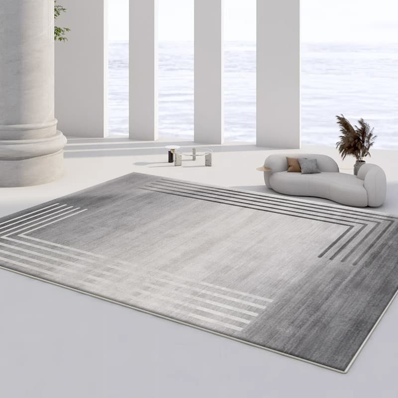 (Cross-border trading), cream carpet for living room, non-slip solid color sofa for bed 3