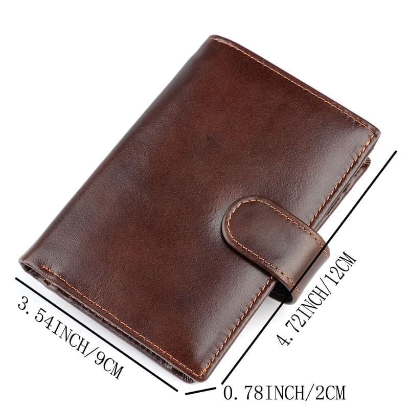 (Cross-border trading), retro casual capacious wallet, high-end, anti-theft, genuine leather 2