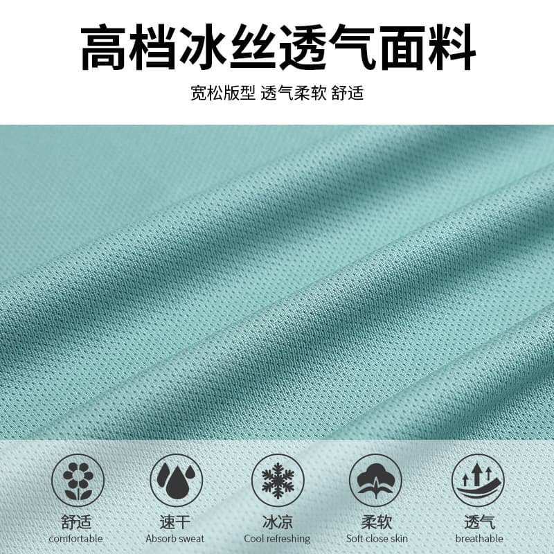 Quick dry summer sports suit, body-friendly silk short sleeve T-shirt for gym, shorts for badminton for training, for running, with short sleeve 4