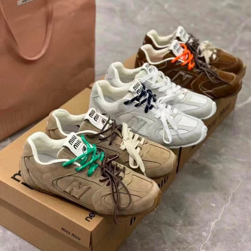Putian shoes Pure original miumiu joint brand 530 German training shoes NB women's classic retro Forrest Gump shoes casual shoes couple shoes 1