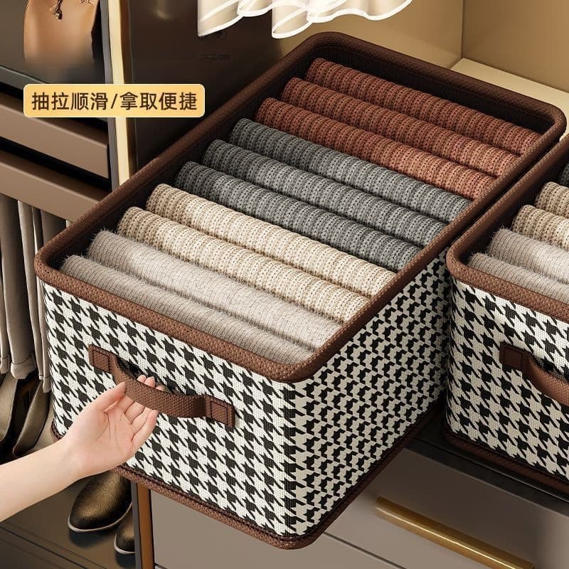 F Multifunctional storage box in the cloakroom, bedroom under the bed, rolling items for organizing clothes storage 3