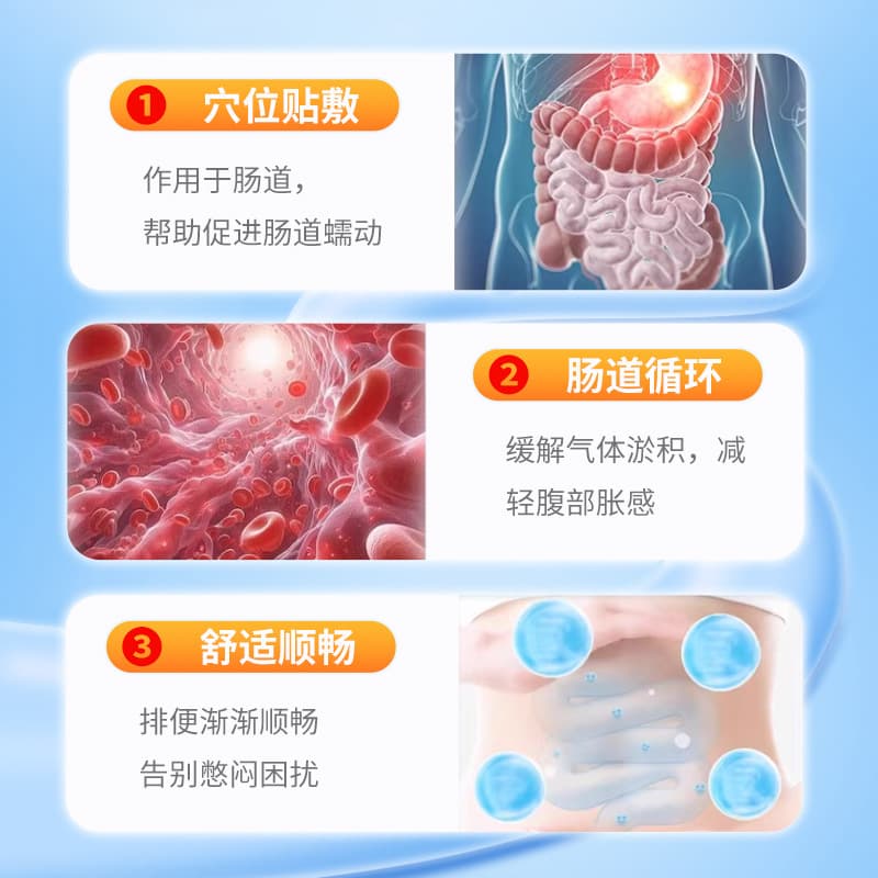 Customized medical far infrared abdominal patch, constipation patch, chronic gastritis, enteritis, indigestion, stomach pain, bloating and gastrointestinal patch 4