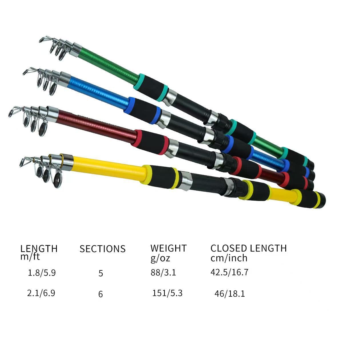 Cross -border carbon road Asian pole rod suits, sea fishing rods telescopic rotation rotation scroll, traveled sea freshwater fishing set 4