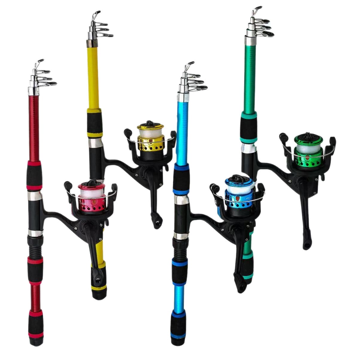 Cross -border carbon road Asian pole rod suits, sea fishing rods telescopic rotation rotation scroll, traveled sea freshwater fishing set 5