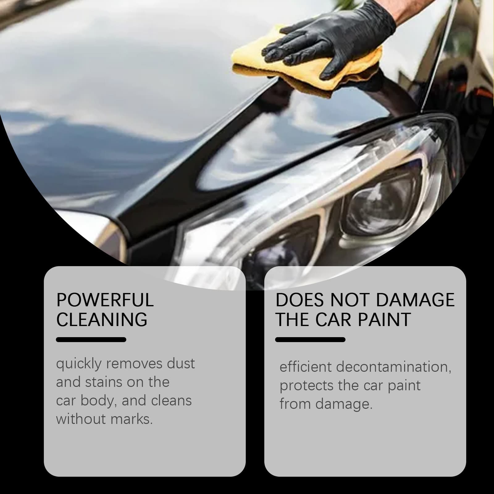 Homonth Car cleaning spray Remove dust and dirt on the surface of the car cleansing care Renovation and maintenance 2