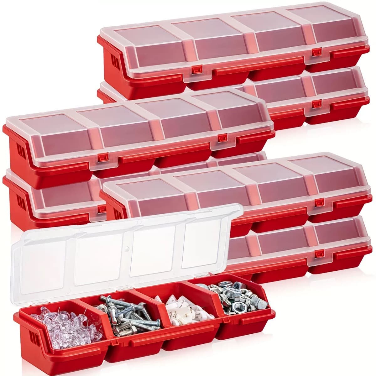 Electronic golden plastic storage box with accessories, (Physicals), classification