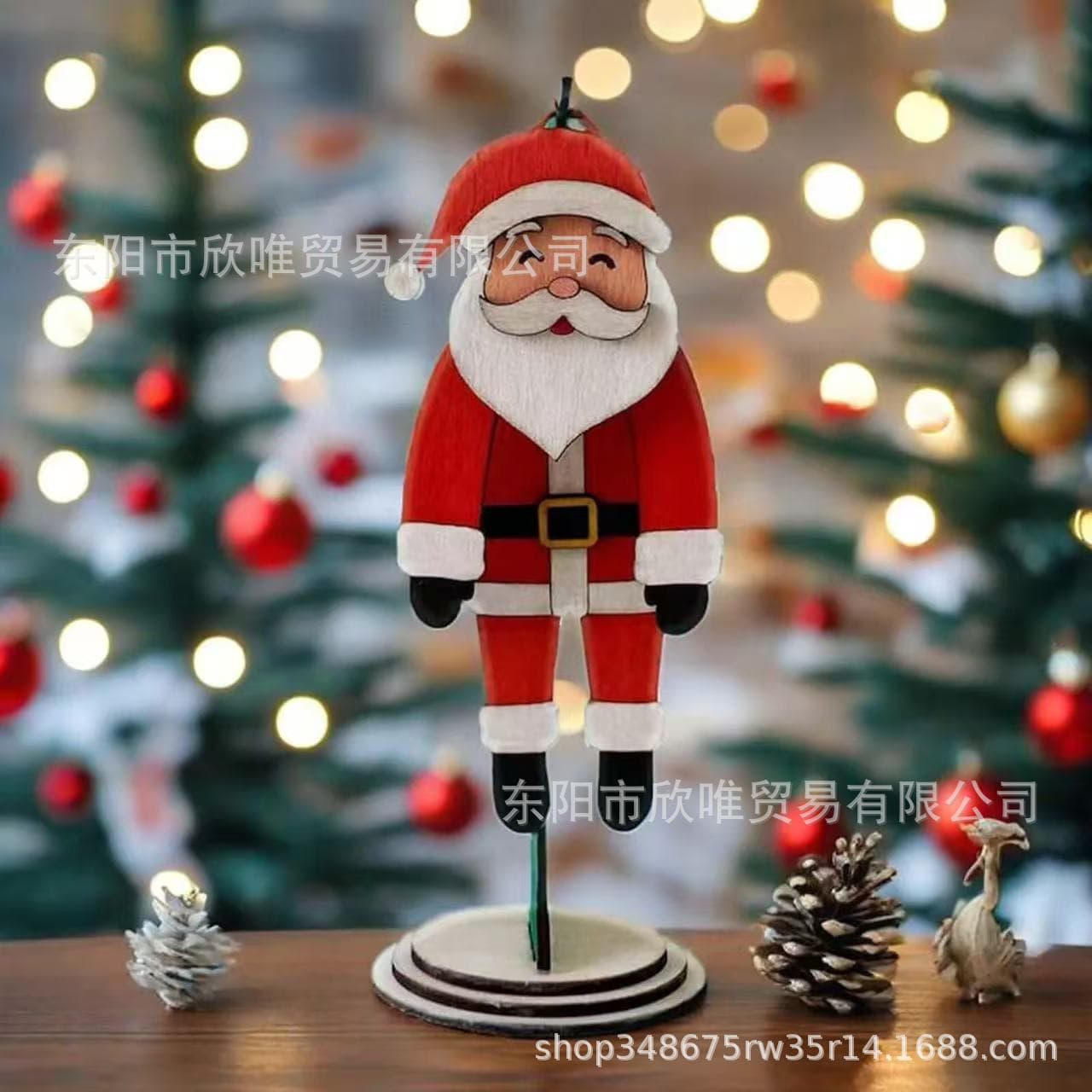 Wooden Christmas Swinger Decor 9