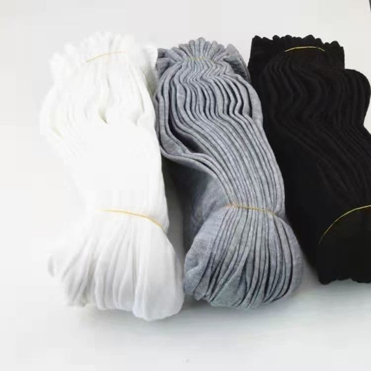 [Special wholesale] 100 pairs of disposable socks for men and women, deodorant breathable socks, men's spring and autumn boat socks 2