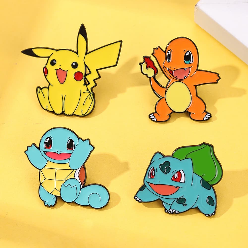 Cartoon badge, agile cute doll, brooch, Pokemon, pet 2
