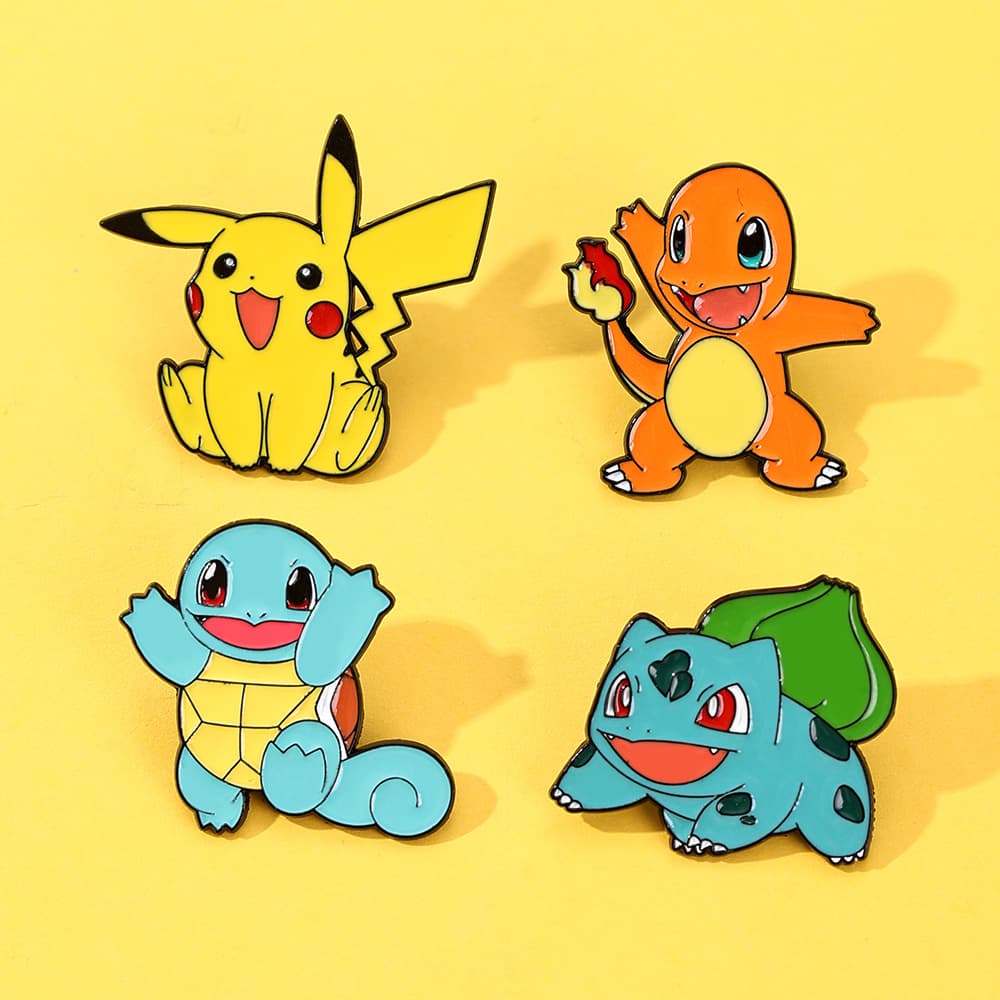 Cartoon badge, agile cute doll, brooch, Pokemon, pet