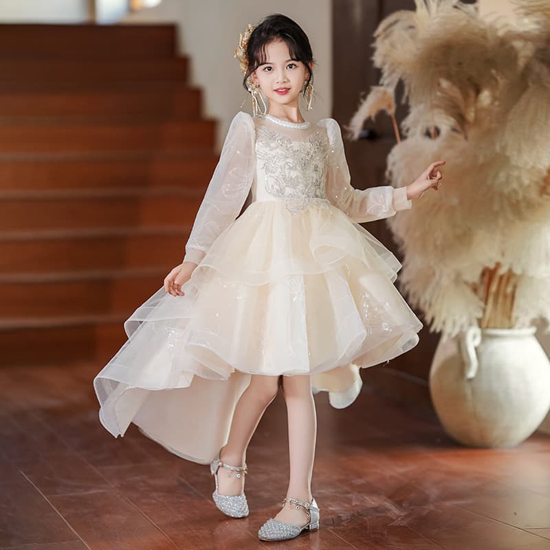 Dress, skirt, elite long-sleeve, small princess costume, (Physicals) 1
