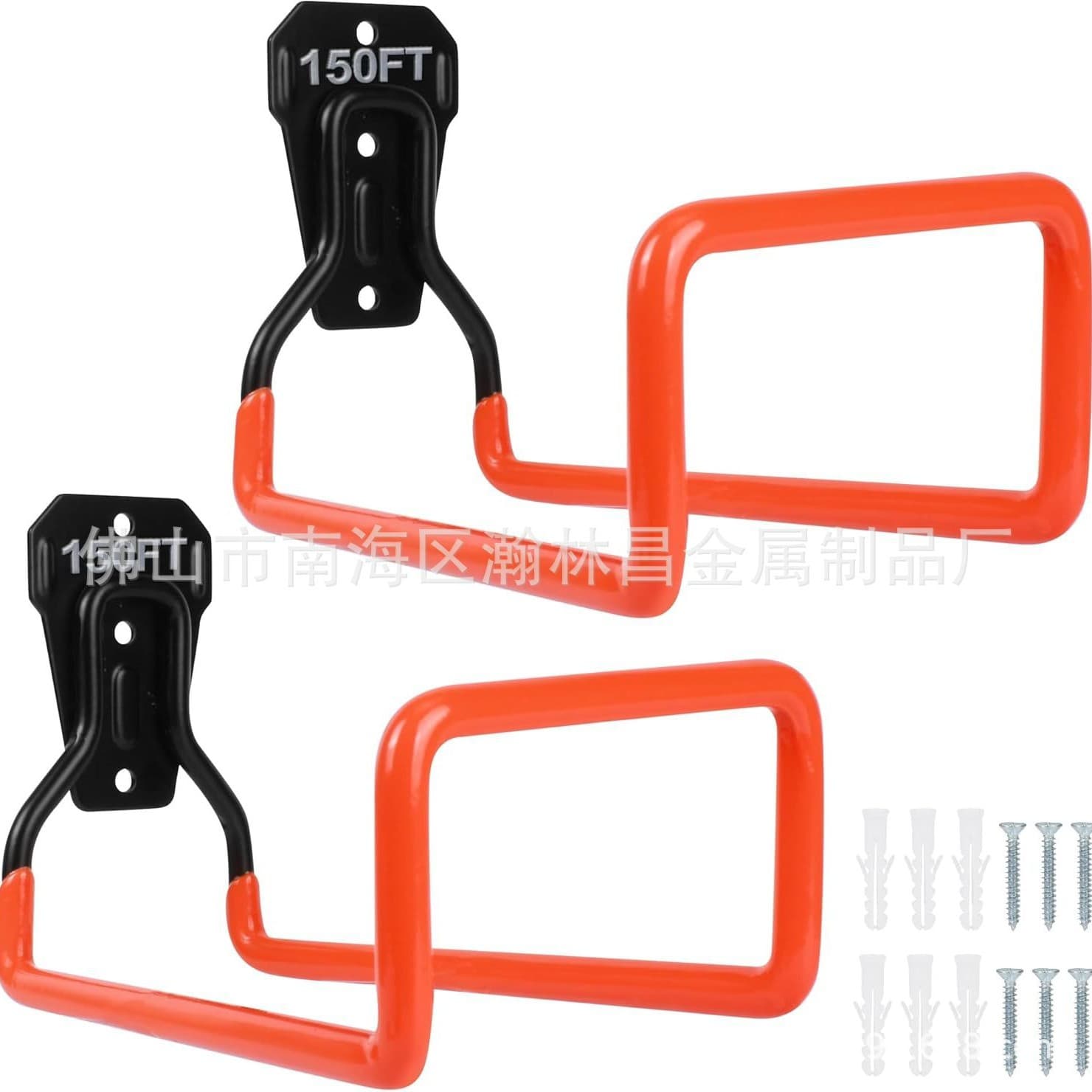 Wall Mounted Garden Hose Reel Hose Holder Garage Hook Heavy Duty Hose Warehouse Hook Anti-Rust Thickened 2