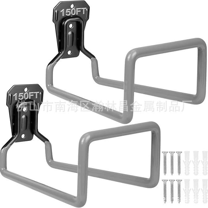 Wall Mounted Garden Hose Reel Hose Holder Garage Hook Heavy Duty Hose Warehouse Hook Anti-Rust Thickened 3