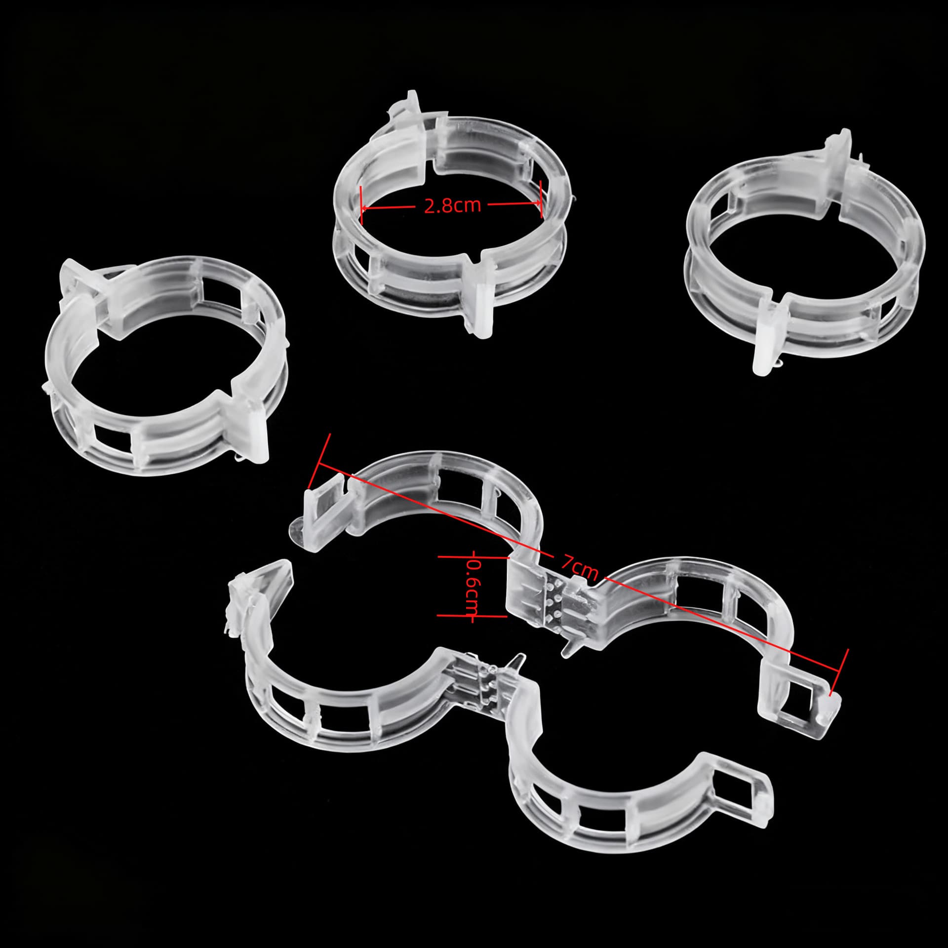 Gardening vine clip climbing plant fixation artifact does not damage the branches, pothos, rose tomato, universal, easy to install, anti-aging 3