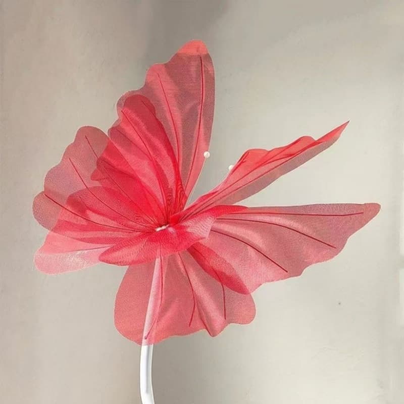 Wedding decoration photography three-dimensional creative flower butterfly outdoor simulation beauty props home furnishings decoration gradient color