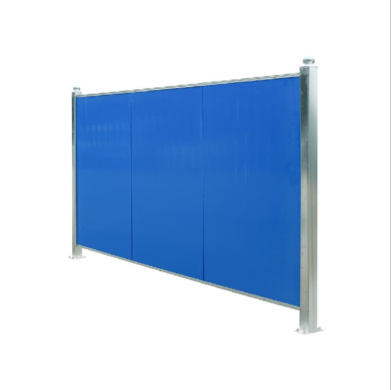 Temporary project of municipal road construction site iron double-sided color steel sandwich foam fence construction baffle fence 5