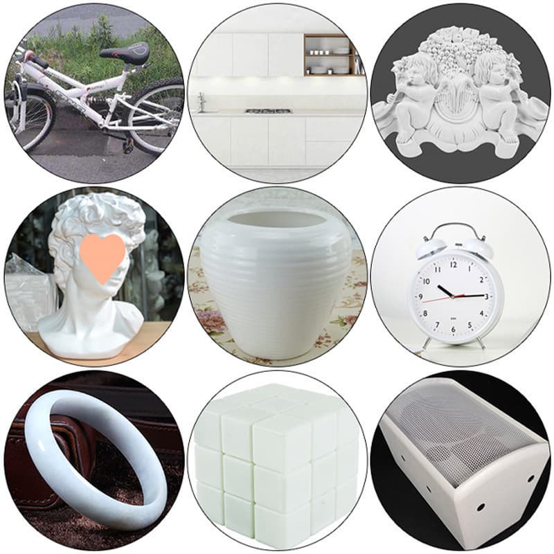 White automatic hand shakes paint milk white rice white matte white car wall wood paint pot pearl white rust prevention 3