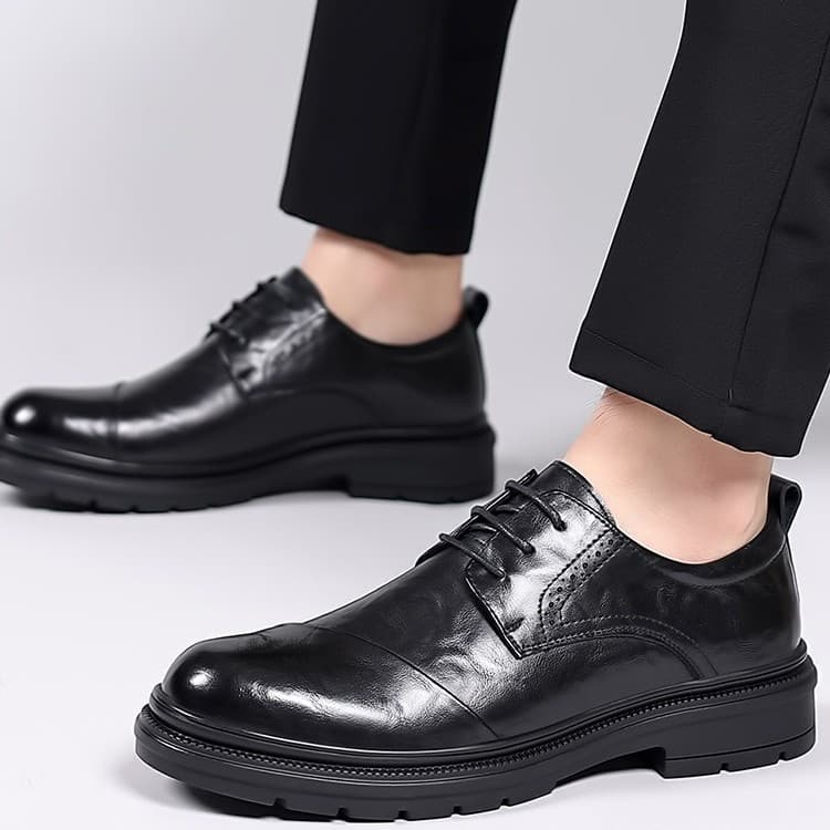 Woodpecker Classic Casual Leather Shoes - Soft Sole Men's Footwear 4