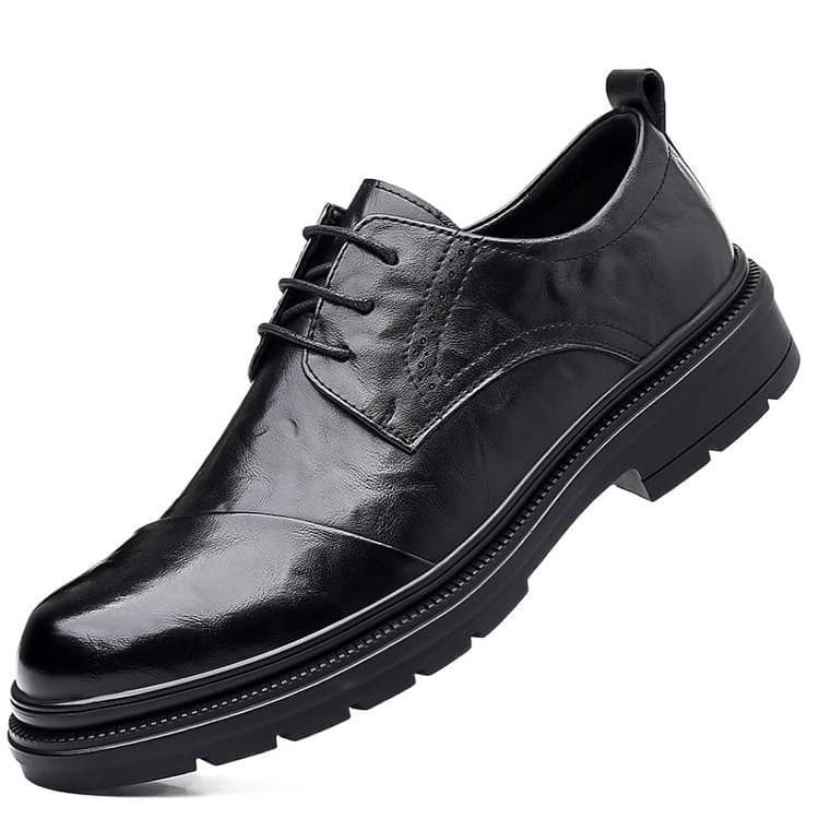 Woodpecker Classic Casual Leather Shoes - Soft Sole Men's Footwear 5