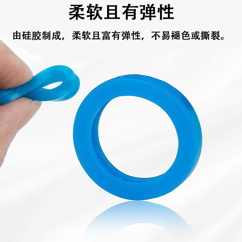 [彩色硅胶钥匙套圆形钥匙套多种颜色方便识别用于标准扁平房屋钥匙] 3