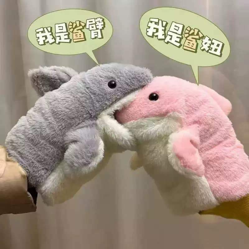 Shark, hand puppet, gloves, doll, plush interactive toy for students, internet celebrity, Birthday gift, for beloved 2