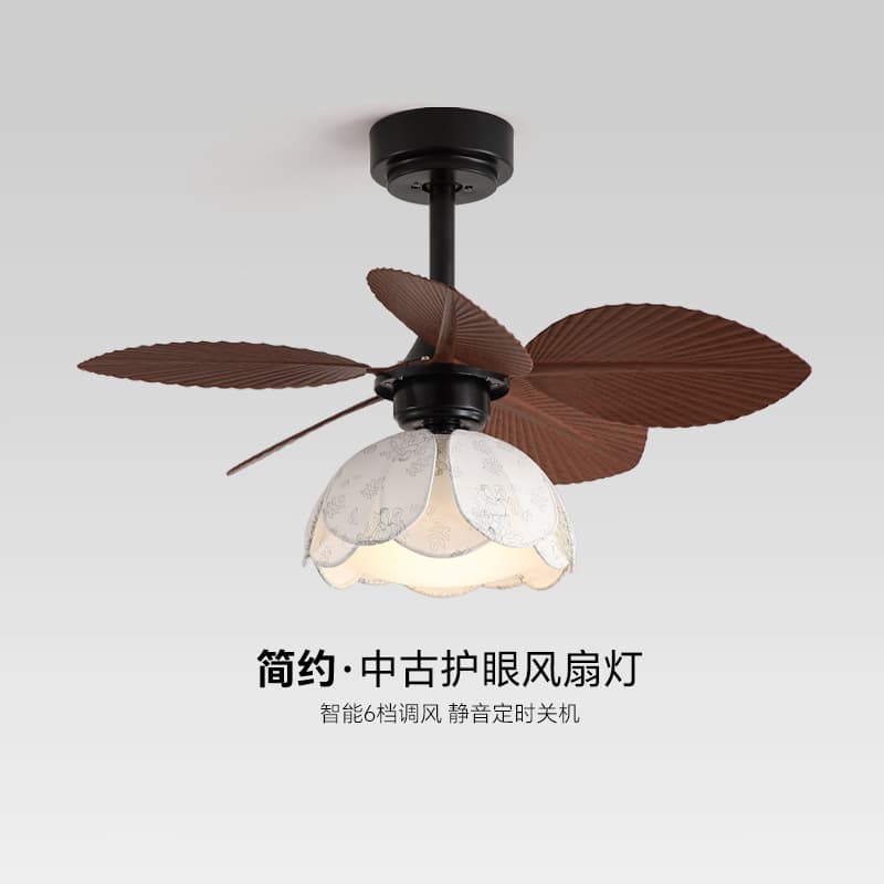 Air fan, street lamp for living room for bedroom, retro ceiling lamp, new collection 1