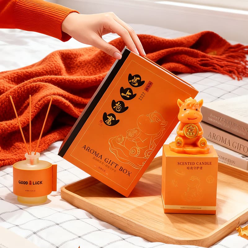 Aromatherapy, candle, perfumed gift box, creative mascot, high-quality style, Birthday gift 1